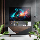 Colors of Space Brushed Aluminum Dibond Wall Art.